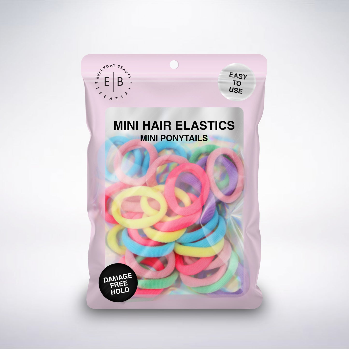 MINI HAIR ELASTICS – Secure, Damage-Free Hold