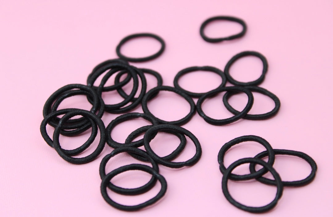 MINI HAIR ELASTICS – Secure, Damage-Free Hold