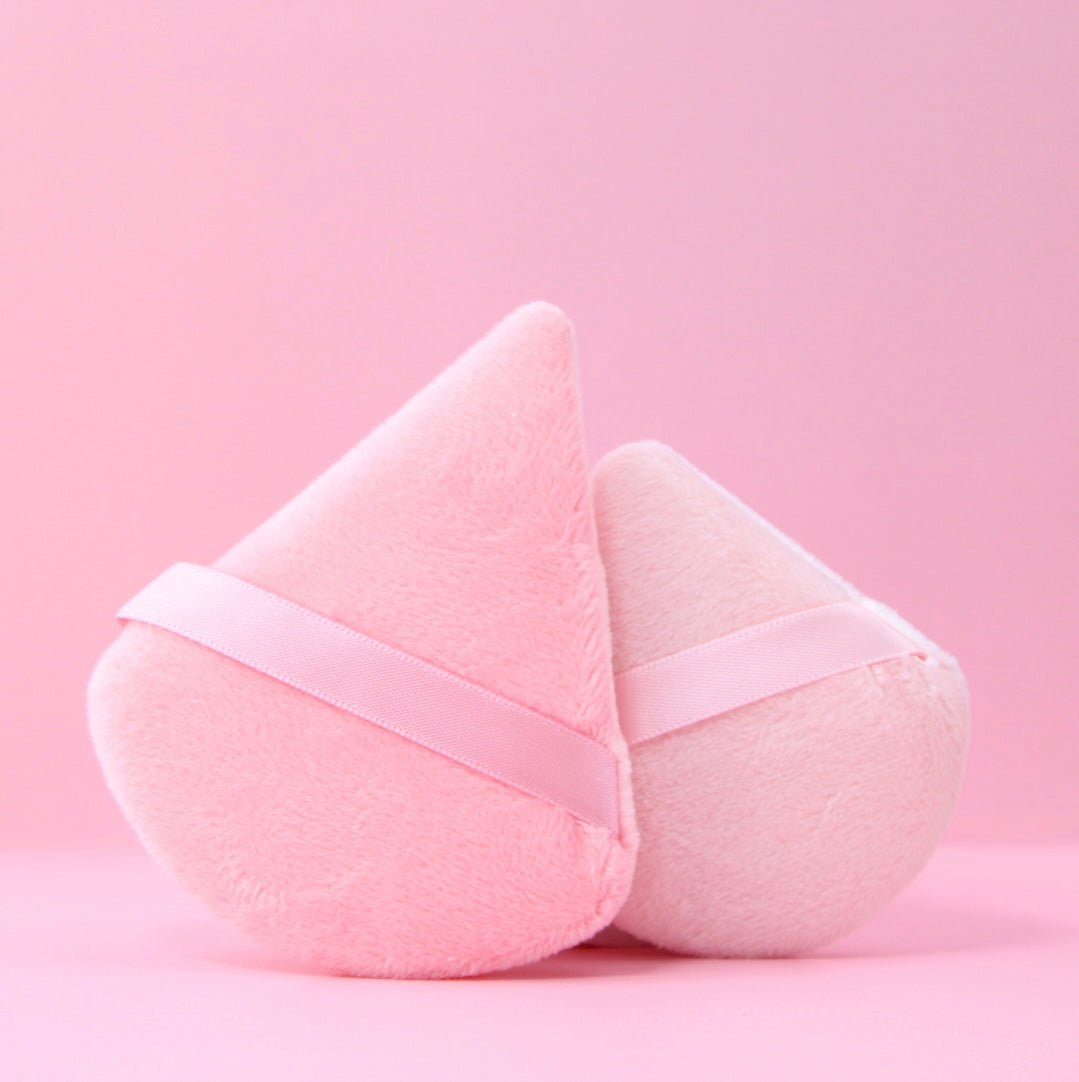 Powder Puff Pair – Set of 2 Velvety Makeup Puffs