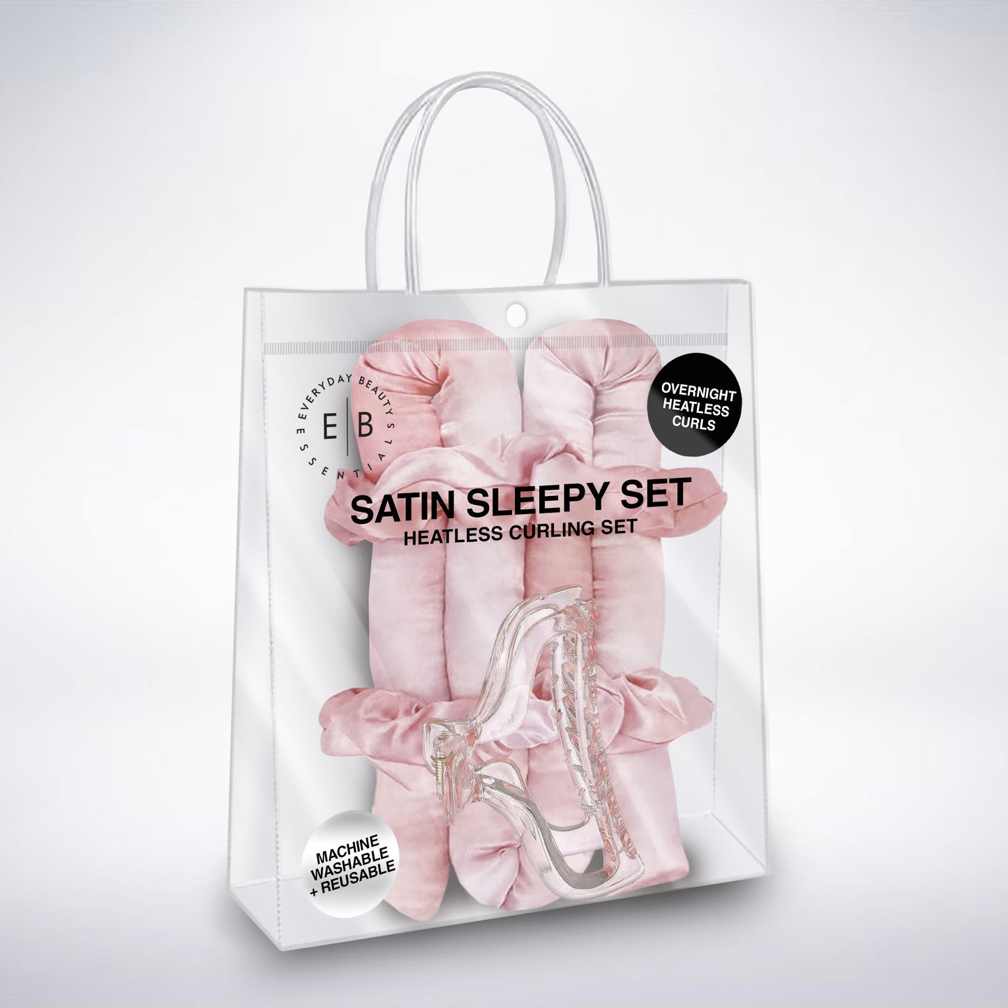 SATIN SLEEPY SET – HEATLESS CURLING SET
